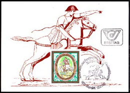 AUSTRIA (1985) Roman Courier. Maximum Card With Thematic Cancel. Scott No B350, Yvert No 1660. - Maximum Cards