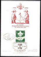 AUSTRIA (1962) Scouting. Maximum Card With Thematic Cancel. Scott No 684, Yvert No 960. - Cartoline Maximum