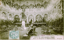VISITE DU LORD MAIRE 16 Octobre 1906 A PARIS - Receptions