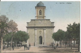 CPA - Algérie - Batna - L' église - Colorisée - Batna