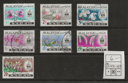 Malaysia - Sabah, 1965, SG 424 - 429, Used - Sabah