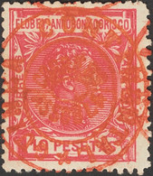 *58Ac/Rc. 1909. Serie Completa. Sobrecarga GUINEA CONTINENTAL / CORREOS / ASSOBLA, En Carmín. MAGNIFICA Y RARISIMA. Cert - Otros & Sin Clasificación