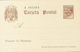 (*)EP1. 1941. 20 Cts Castaño Sobre Tarjeta Entero Postal. MAGNIFICA Y RARISIMA. Cert. GRAUS. Edifil 2021: 2.235 Euros - Other & Unclassified