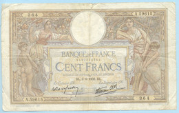 100 FRANCS O, MERSON 1938   09/06/38 - 100 F 1908-1939 ''Luc Olivier Merson''
