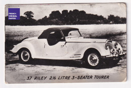 Petite Photo / Image 1950/60s 4,5 X 7 Cm - Voiture Automobile Riley 2 1/2 Litre 3 Seater Tourer A44-11 - Autres & Non Classés