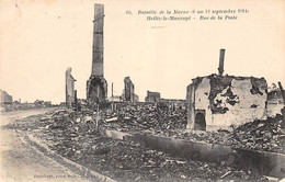 Heiltz Le Maurupt         51         Guerre 14/18  Rue De La Poste Bombardée      (voir Scan) - Autres & Non Classés