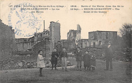 Heiltz Le Maurupt         51         Guerre 14/18  La Rue Des Reines Bombardée       (voir Scan) - Sonstige & Ohne Zuordnung