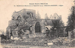 Heiltz Le Maurupt         51         Guerre 14/18  L'Eglise Bombardée        (voir Scan) - Autres & Non Classés