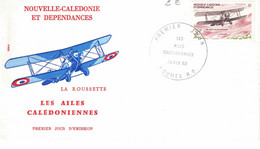 NOUVELLE CALEDONIE - Enveloppe Maximale 1er Jour Des AILES CALEDONIENNES - AVION  - 1100121 - Andere & Zonder Classificatie