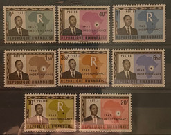 Rwanda Zegel Nrs 1 - 8 MNH*** - Unused Stamps