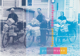 Finland - Postal Museum Postcard: Bicycles Carrying Mail - Mint - Poste & Facteurs