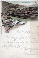 A870 - GRUSS AUS MURZZUSCHLAG LITHO 1895 VINTAGE POSTCARD ROMANIA - Mürzzuschlag