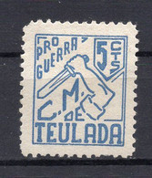 SPAIN, TEULADA, 2 CENTS ADDITIONAL STAMP, MINT - Other & Unclassified