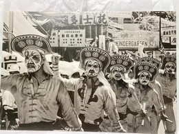 Tuen Long Residents Celebrate The Annual Tin Hau Festival, Faces Decorated, Hong Kong Postcard, South China Morning Post - Chine (Hong Kong)