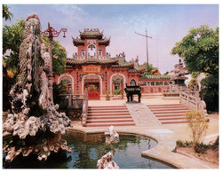 (II 25) (ep) Vietnam - 1 Postcard - UNESCO - Hoi An - Fukien Pagoda - Buddismo