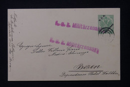 AUTRICHE - Entier Postal Surchargé De Postes De Campagne ( K.U.K. ) Pour Boren En 1916 Avec Griffe Militaire - L 89146 - Ganzsachen