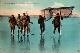 Malo Les Bains * Pêcheurs Et Pêcheuses De Crevettes * Pêche à Pied Au Haveneau - Malo Les Bains