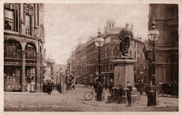 Birmingham - New Street, Victoria Square, Statue - Lang's Artistique Series N° A 132 - Postcard H.L. & Co Non Circulated - Birmingham