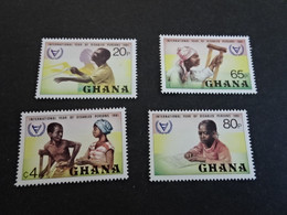 K45020 -   Set MNh Ghana - 1982 - Int. Year Of Disabled Persons - Ghana (1957-...)