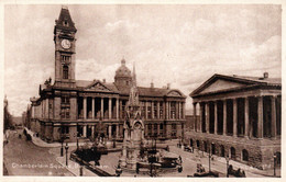 Birmingham, Chamberlain Square & Art Gallery, Lang's Artistique Series N° A 129 - Postcard H.L. & Co. Ltd Non Circulated - Birmingham