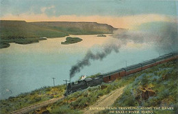 EXPRESS TRAIN TRAVELING ALONG THE BANKS OF SNAKE RIVER (CHEMIN DE FER) - Altri & Non Classificati