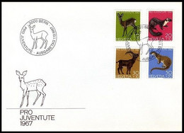 SUISSE - FDC° (370/373) - Pro Juventute - Farm