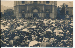 CPA 49 ANGERS Rassemblement Religieux Fêtes De L'Armistice 1918 ? Photographe Rivière - Angers