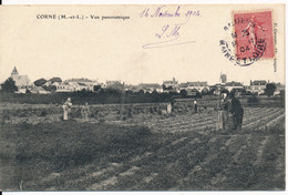 CPA 49 CORNE Carte Très Rarre - Vue Panoramique - Autres & Non Classés