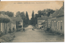 CPA 49 CHEMIRE SUR SARTHE Route De Chemiré à Morannes - Autres & Non Classés
