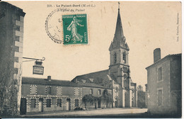 CPA 49 LE PUISET DORE L'Eglise Du Puiset Hôtel Chupin - Les Ponts De Ce