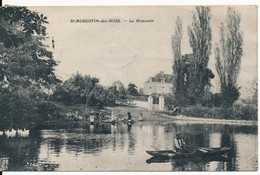 CPA 49 SAINT AUGUSTIN DES BOIS La Houssaie Animée Avec Lavandières - Sonstige & Ohne Zuordnung