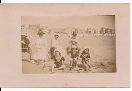 CPA 85 LES SABLES D'OLONNE Carte-photo Depuis La Plage à Marée Basse - Sables D'Olonne