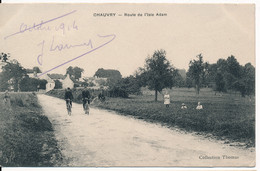 CPA 95 CHAUVRY Route De L'Isle Adam - Andere & Zonder Classificatie