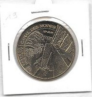 Médaille Touristique  Monnaie  De  Paris  2012  Ville, Département, CANAL  DES  MOINES, AUBAZINE, CORREZE - 2012