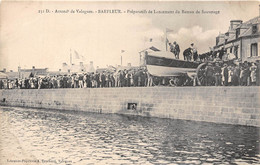 50-BARFLEUR- PREPARATIFS DE LANCEMENT DU BATEAU DE SAUVETAGE - Barfleur