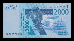 West African St. Togo 2000 Francs CFA 2020 Pick 816t New SC UNC - Togo