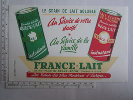 Vieux Papiers > Buvard Buvards France Lait Saint Martin Belle Roche 71 Saône Et Loire - Alimentaire