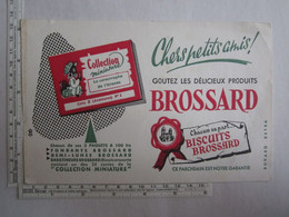 Vieux Papiers > Buvard Buvards Biscuits Brossard - Alimentaire