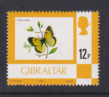 Gibraltar: 1977/82   Flowers / Fish / Birds / Butterflies     SG384    12p       MNH - Gibraltar