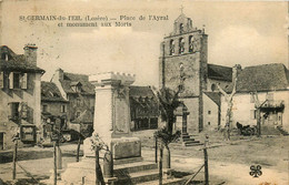 St Germain Du Teil * La Place De L'ayral Et Monument Aux Morts - Sonstige & Ohne Zuordnung