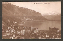 Carte P De 1916 ( Montreux Et La Dent Du Midi ) - Unclassified