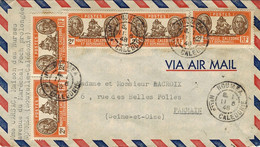 1948- Enveloppe PAR AVION De NOUMEA Pour La Belgique - Cartas & Documentos