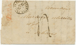 FRANCE 1847, Small Taxed So-called LADY COVER „LA-FERTE-BERNARD / (71)“ - 1801-1848: Vorläufer XIX