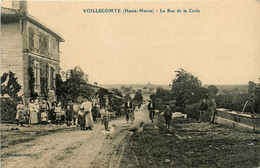 Voillecomte * La Rue De La Croix * Villageois - Other & Unclassified