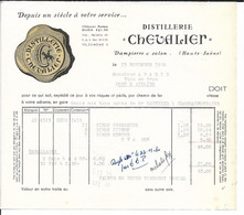70 - Haute Saone - Dampierre Sur Salon - Distillerie Chevalier - Historische Documenten