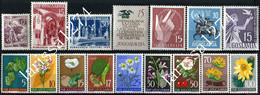 YUGOSLAVIA 1955 Complete Year MNH - Full Years