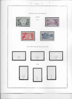 Guadeloupe N°123/126 - Neufs * Avec Charnière - Collection Vendue Page Par Page - TB - Unused Stamps