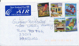 New Zealand Cover Sent Air Mail To Germany 2002 - Covers & Documents