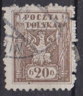 Polonia, 1919 - 20h Eagle And Fasces - Nr.125 Usato° - ...-1860 Vorphilatelie