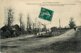 La Gacilly * Vénerie * Chasse à Courre Chez M Le Comte De FOUCHER De CAREIL * Château De La Forêt Neuve * Le Calvaire - La Gacilly